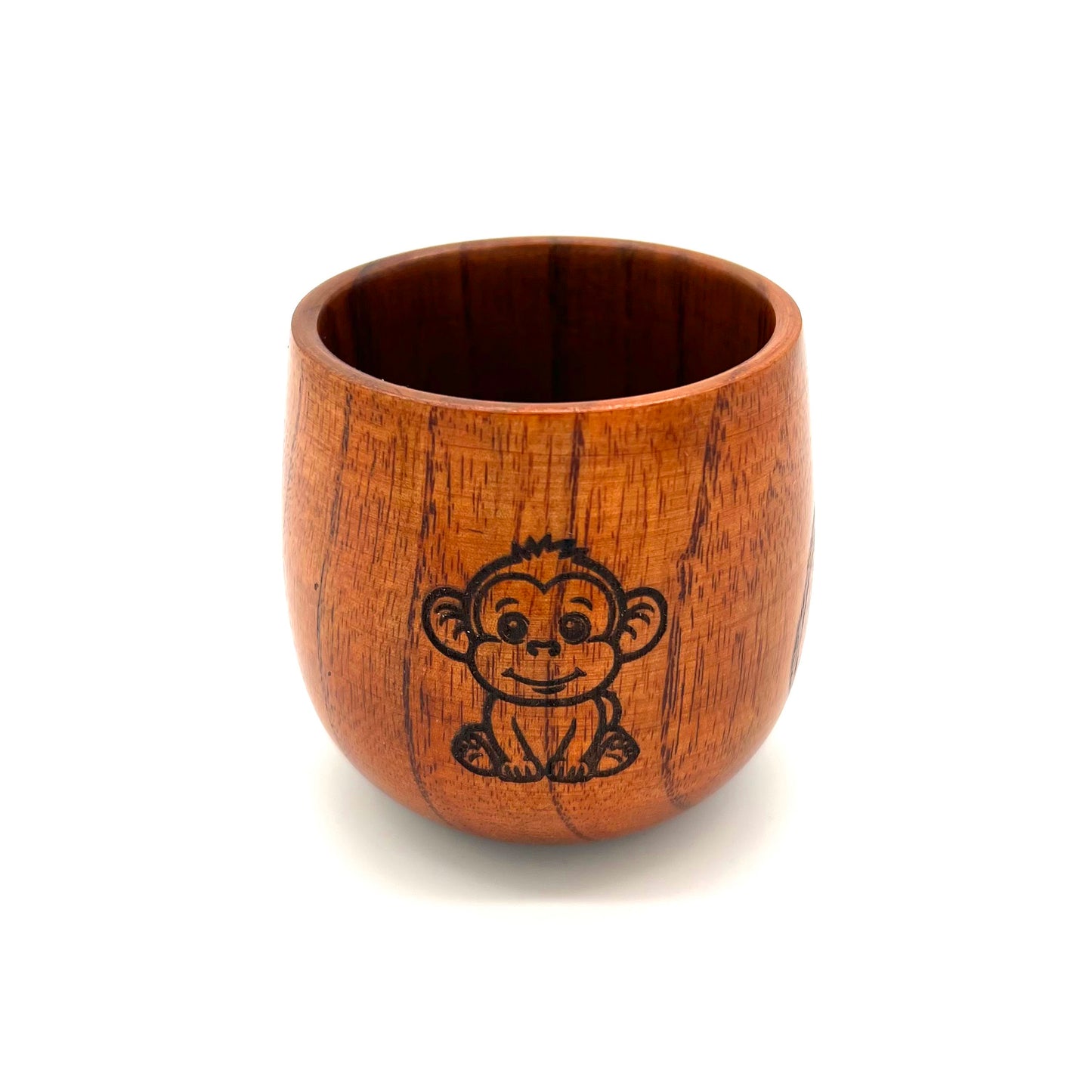 Kinderholzbecher Affe