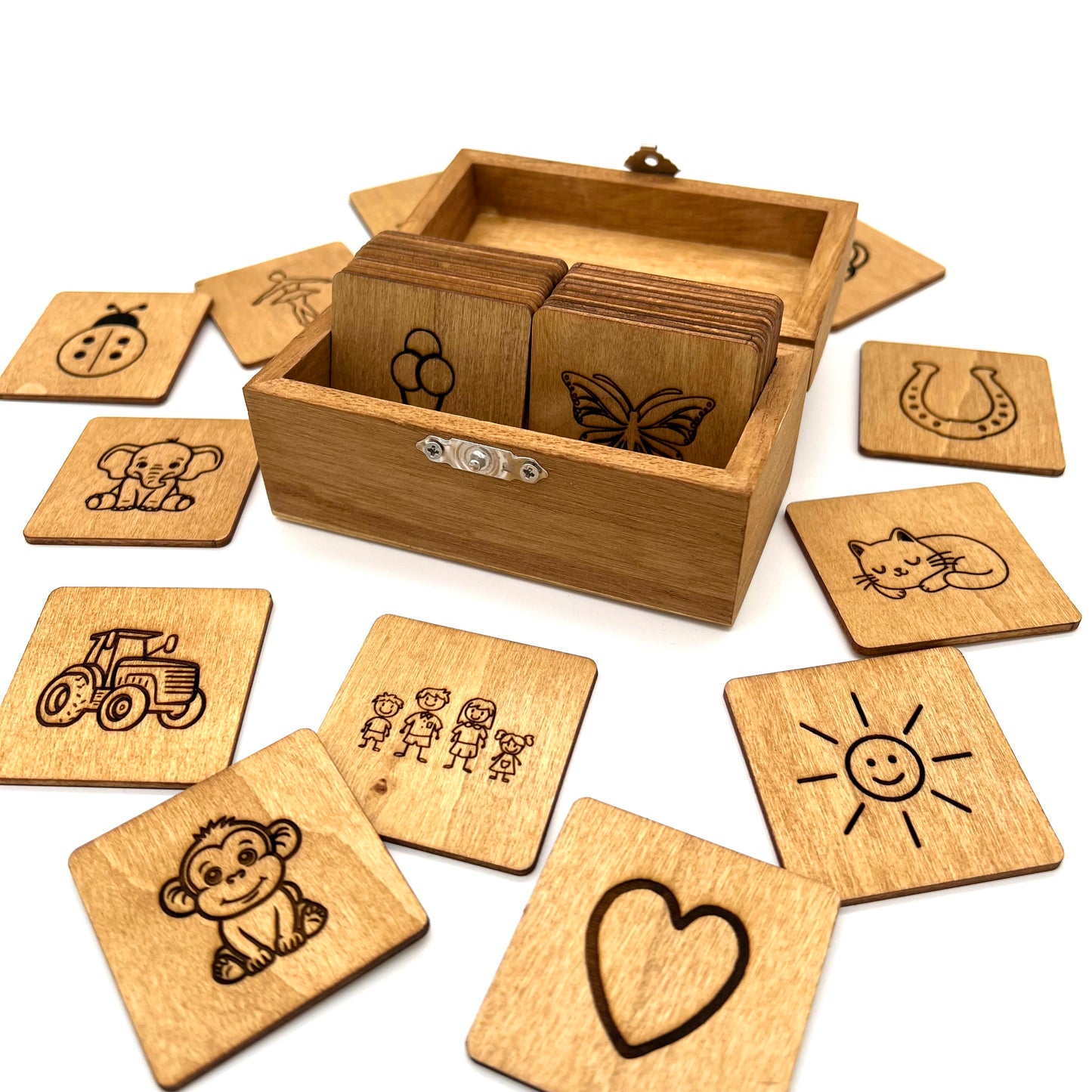 Doppelgänger - Paarsuchspiel aus Holz