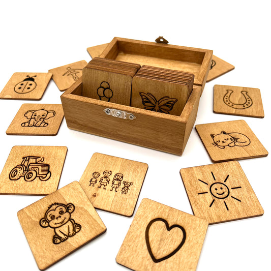 Doppelgänger - Paarsuchspiel aus Holz